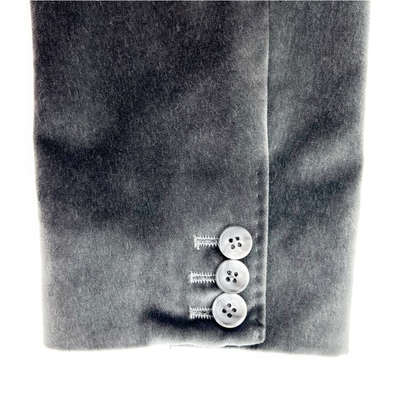 Dolce & Gabbana Gray Velvet Blazer Men’s Euro Size 50 = US 40 Sports Jacket Coat - Picture 13 of 15